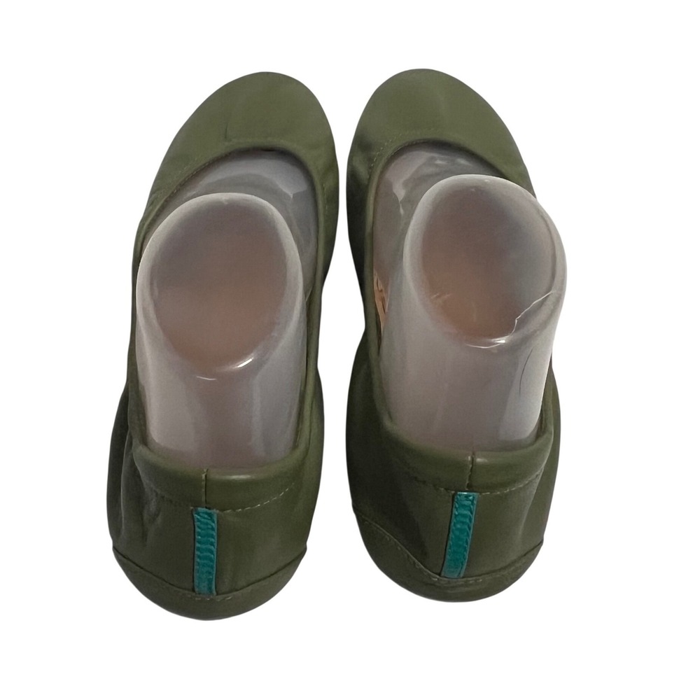 Tieks by Gavrieli Ballet Flats Womens 8 Olive Green Leather Foldable Round Toe - Picture 7 of 14